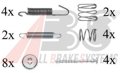 Kit de montagem das sapatas traseiras de tambor Febest 0104GRJ150RKIT preço, a partir de 13,87 USD