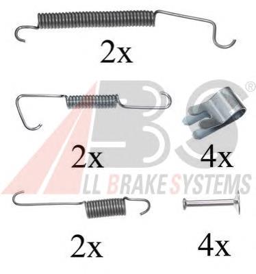 430863 Peugeot/Citroen Kit de reparação das sapatas do freio