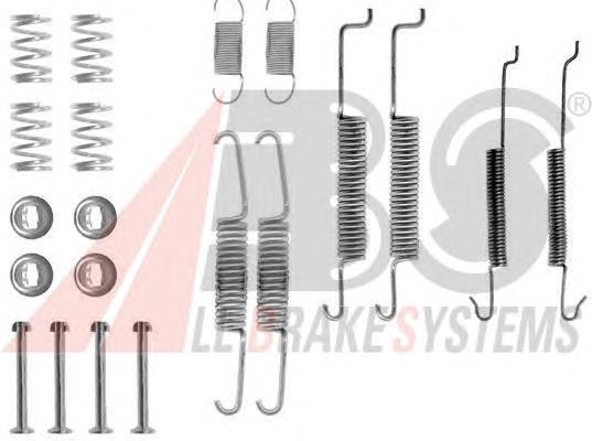 Kit de montagem das sapatas traseiras de tambor Ferodo FBA57