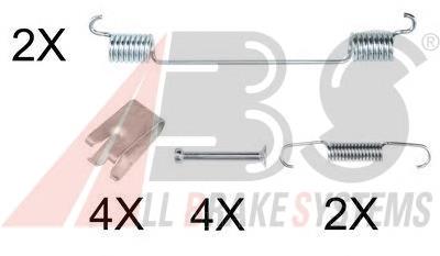 Compre 6R0698545 VAG Kit de reparação dos freios traseiros