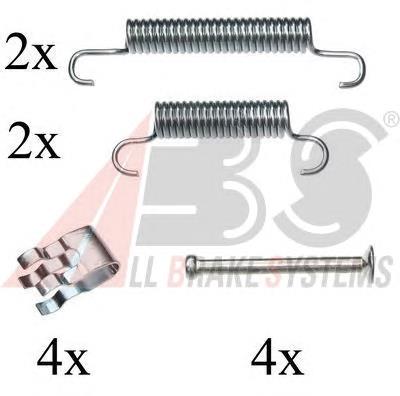 Compre BBK6278 Borg&beck Kit de reparação dos freios traseiros