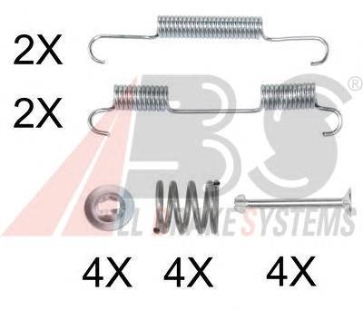 Compre 440818J01A Nissan/Infiniti Kit de montagem das sapatas traseiras de tambor
