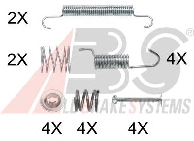 Compre 310131 ERT Kit de montagem das sapatas traseiras de tambor