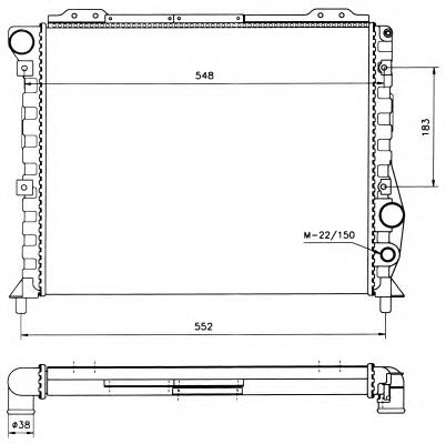 Compre 60507819 Fiat/Alfa/Lancia Radiador de esfriamento de motor