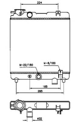 Radiador de esfriamento de motor VALEO 883053 preço, a partir de 52,94 USD