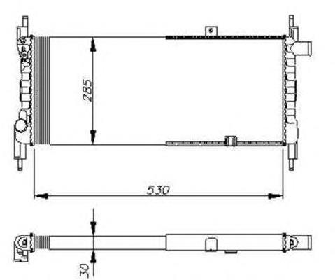 Radiador de esfriamento de motor Tempest TP15632381 preço, a partir de 64,82 USD