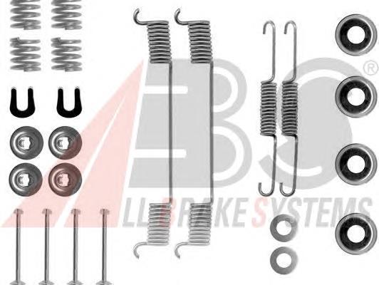 Compre Kit de montagem das sapatas traseiras de tambor Nissan Sunny 3