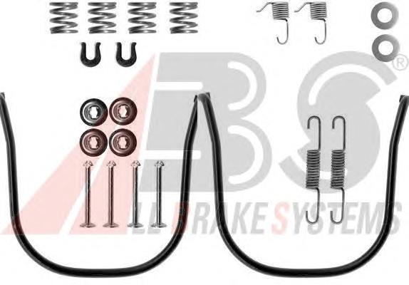 Compre 1050633 Quick Brake Kit de montagem das sapatas traseiras de tambor