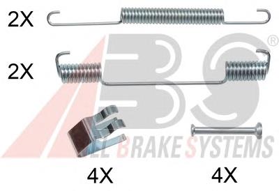 Compre Kit de montagem das sapatas traseiras de tambor BMW 3 