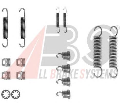 Compre Kit de montagem das sapatas traseiras de tambor Peugeot 505 