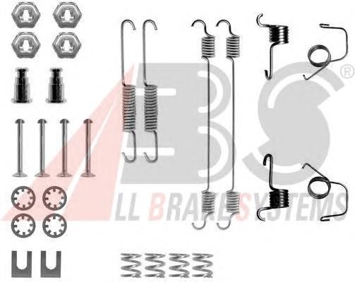Compre 430834 Peugeot/Citroen Kit de montagem das sapatas traseiras de tambor