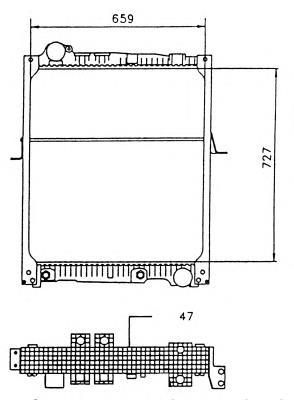 Radiador de esfriamento de motor Diesel Technic 462680 preço, a partir de 568,41 USD