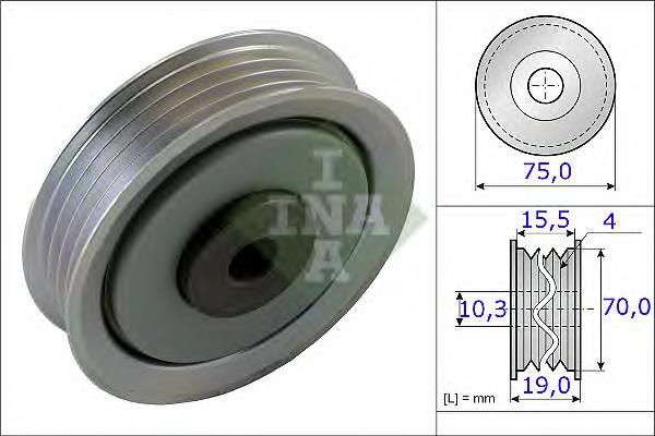 Compre T36751 Gates Rolo de reguladora de tensão da correia de transmissão