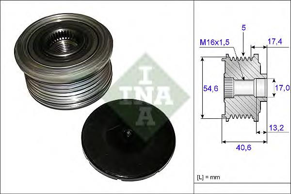 Polia do gerador SNR GA75509 preço, a partir de 49,93 USD