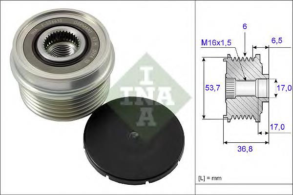 Polia do gerador Continental/Siemens AP9037 preço, a partir de 50,90 USD