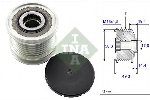 Compre 05175811AB Chrysler Polia do gerador