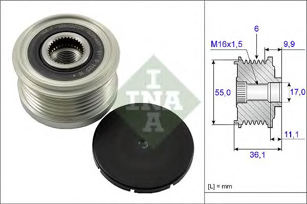 Compre 504088796 Fiat/Alfa/Lancia Polia do gerador