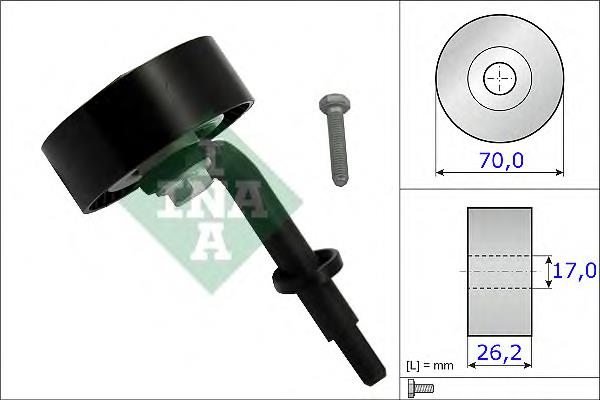 Compre 531078310 LUK Rolo de reguladora de tensão da correia de transmissão
