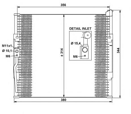Compre 80110SR1A23 Honda Radiador de aparelho de ar condicionado