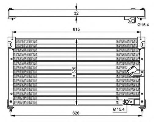Compre 80100SN7E01 Honda Radiador de aparelho de ar condicionado