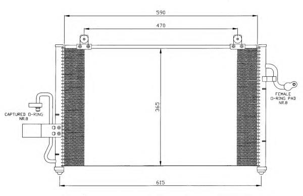 Radiador de aparelho de ar condicionado NRF 35425 preço, a partir de 83,43 USD