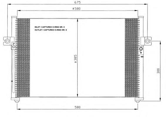 Compre 976064A250 Hyundai/Kia Radiador de aparelho de ar condicionado