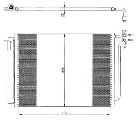 Radiador de aparelho de ar condicionado NRF 35406 preço, a partir de 59,80 USD