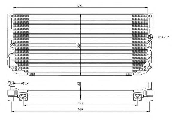 Compre 8846002050 Toyota Radiador de aparelho de ar condicionado