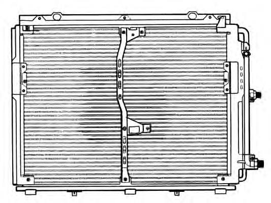 35229 NRF Radiador de aparelho de ar condicionado