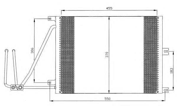 Compre 1850061 Opel Radiador de aparelho de ar condicionado