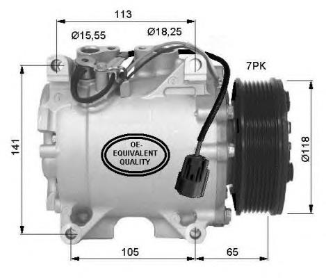 Compre 32726 NRF Compressor de aparelho de ar condicionado