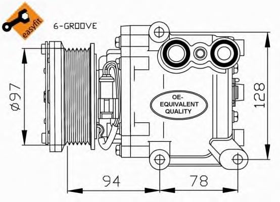 Compre ACP984 Lucas Compressor de aparelho de ar condicionado