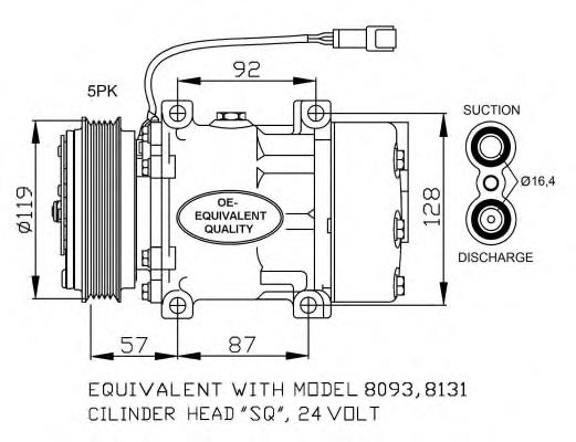 ACP174000S Mahle Original Compressor de aparelho de ar condicionado