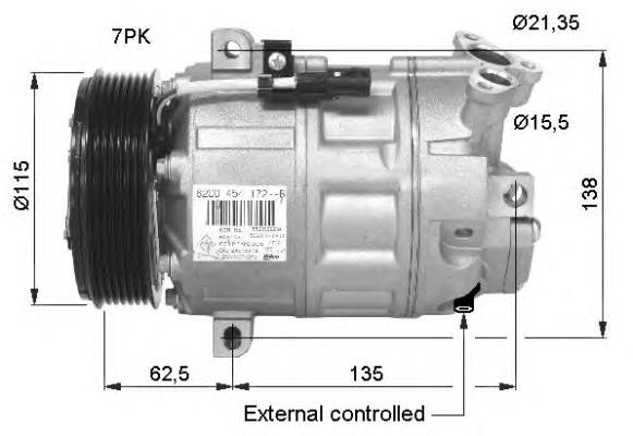 Compre 5060410471 Renault (RVI) Compressor de aparelho de ar condicionado