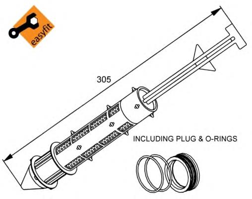 Tanque de recepção do secador de aparelho de ar condicionado N0122871 VAG