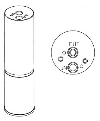Tanque de recepção do secador de aparelho de ar condicionado Mercedes 2208300083 preço, a partir de 21,49 USD