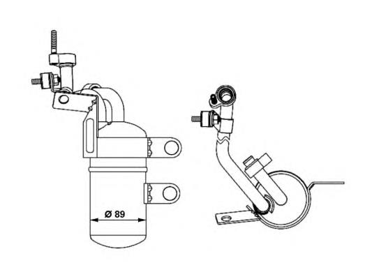 Compre BP4K61501A Mazda Tanque de recepção do secador de aparelho de ar condicionado