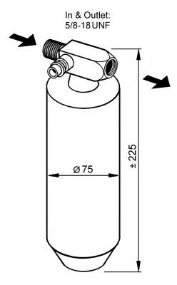 Tanque de recepção do secador de aparelho de ar condicionado NRF 33079 preço, a partir de 47,75 USD