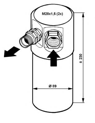 Compre 4A0820191AB VAG Tanque de recepção do secador de aparelho de ar condicionado