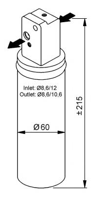 Compre 33139 NRF Tanque de recepção do secador de aparelho de ar condicionado