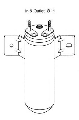 Tanque de recepção do secador de aparelho de ar condicionado NRF 33162