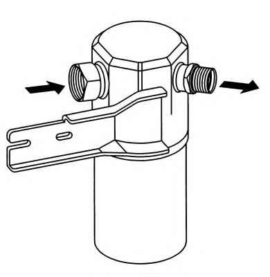 Tanque de recepção do secador de aparelho de ar condicionado 4D0820193D VAG