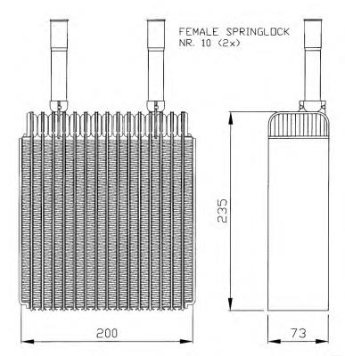 Vaporizador de aparelho de ar condicionado ACR 310008 preço, a partir de 114,83 USD
