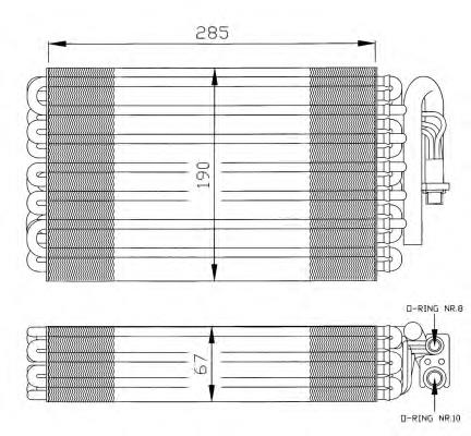 92003 Nissens Vaporizador de aparelho de ar condicionado