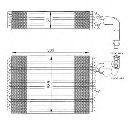 Compre 1248300758 Mercedes Vaporizador de aparelho de ar condicionado