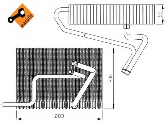 7701205699 Renault (RVI) Vaporizador de aparelho de ar condicionado