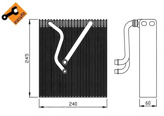 Vaporizador de aparelho de ar condicionado V10650007 Vemo