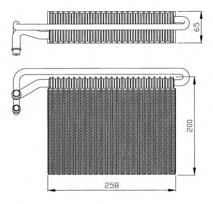 Vaporizador de aparelho de ar condicionado Mahle Original AE84000P