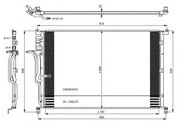 Radiador de aparelho de ar condicionado NRF 35923 preço, a partir de 150,94 USD