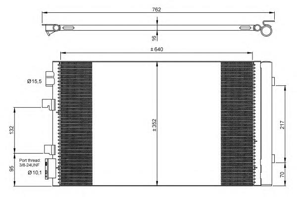 Radiador de aparelho de ar condicionado Maxgear AC855225 preço, a partir de 73,71 USD